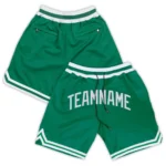 Shorts de basquete personalizado ponto nome da equipe respirável durável macio casual vestindo para adultos/crianças presente de natal