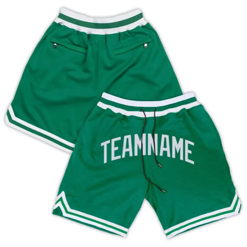 Shorts de basquete personalizado ponto nome da equipe respirável durável macio casual vestindo para adultos/crianças presente de natal