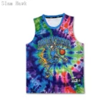 Tie-Dye Estilo Colecionador Osso Camisas e Calças Set, Basquete Jerseys, Street Ball Design, Reapers América