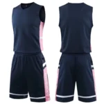 Roupas esportivas masculinas camisas de basquete uniformes respirável juventude camisas de basquete sem mangas faculdade camisas de basquete conjunto de corrida
