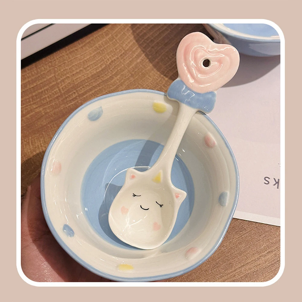 Design exclusivo Colher De Mistura, Colher De Mesa De Talheres Colher De Sobremesa Demanda, Eye-Catching Tendência Cerâmica, Louça Encantadora - Imagem 2