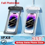 Capas impermeáveis para celular, bolsa de ar Macron, pendurada no pescoço, mergulho, esqui, bolsa universal para todos os telefones, 7 polegadas