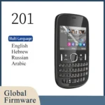 Finlândia fez 201/2010 2G Telefone QWERTY Teclado multilíngue de longa espera Celular desbloqueado telefone usado