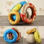 Handmade algodão tibetano tigela travesseiro, cor aleatória, Buddha som tigela pad, Chakra macio, suprimentos budistas, cantando esteira tigela, novo