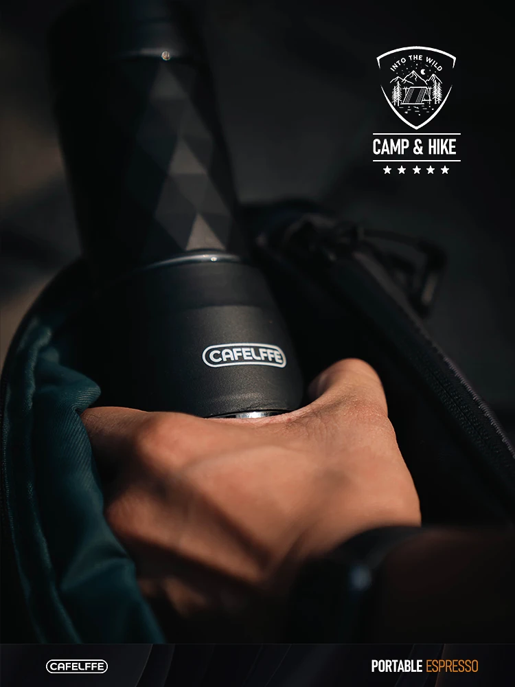 Cafelffe 3 em 1 máquina de café portátil água quente/fria manual máquina de café expresso para cápsula e imprensa mão moída brewer caminhadas viagem - Imagem 4