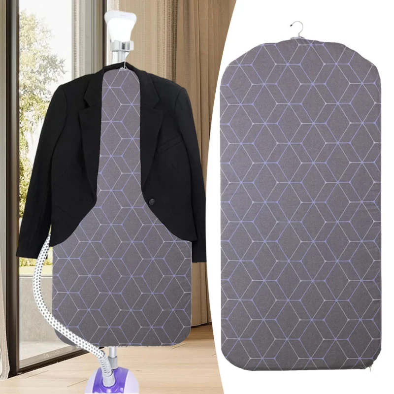 Tábua de passar roupa suspensa para roupas, acessório portátil para vaporizador, tapete de engomar para viagens, apartamento, sala de costura, dormitório, casa