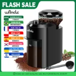 Wancle moedor de café elétrico ajustável moinho de rebarba cônico moagem de grãos de café com 28 configuração de moagem precisa 220v/120v