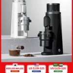 Starseeker edge titânio rebarba moedor de café 48mm espresso rebarbas stepless ajuste finura moedores de café elétricos preto