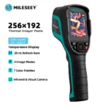 MILESEEY TR256E /B Thermal Imager 256X192 Câmera de imagem térmica Medidor de temperatura infravermelha para reparo, PCB, detecção de tubulação