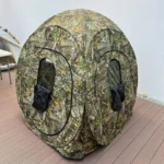 Tenda de tiro para fotografia ao ar livre, 2-3 pessoas, observação de pássaros, portátil, privacidade, camuflagem, cola preta, tecido revestido, hicking