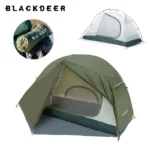 Blackdeer 2025 warbler 1p tenda archeos 1pro 2.0 uma pessoa barraca revestida de silicone para caminhadas pólo de alumínio com pegada