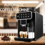 CAFOVO AM7203 Máquina de café totalmente automática feijão para copo One Touch Espresso Americano Maker com batedor de leite 1350W