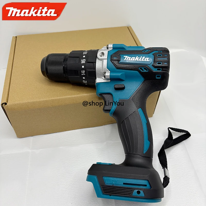 Makita DDF487 13mm Brushless 18V lítio elétrico recarregável furadeira de impacto chave de fenda de grande torque