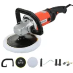 Polidor de carro elétrico portátil, 8 velocidades ajustáveis, máquina de polimento de beleza, kit de reparo de arranhões de carro, polimento de piso