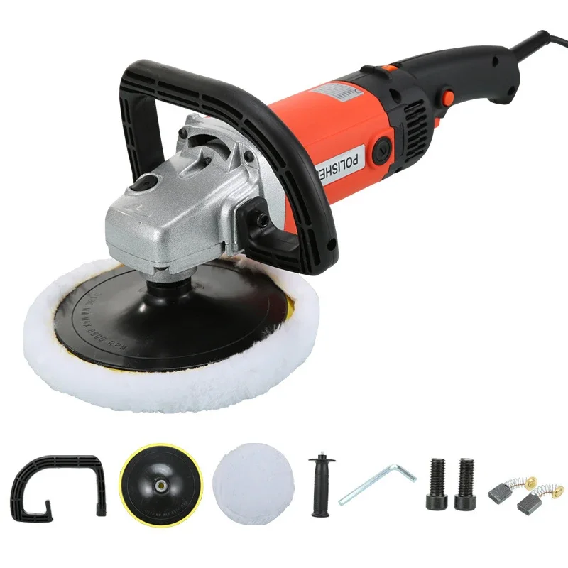 Polidor de carro elétrico portátil, 8 velocidades ajustáveis, máquina de polimento de beleza, kit de reparo de arranhões de carro, polimento de piso