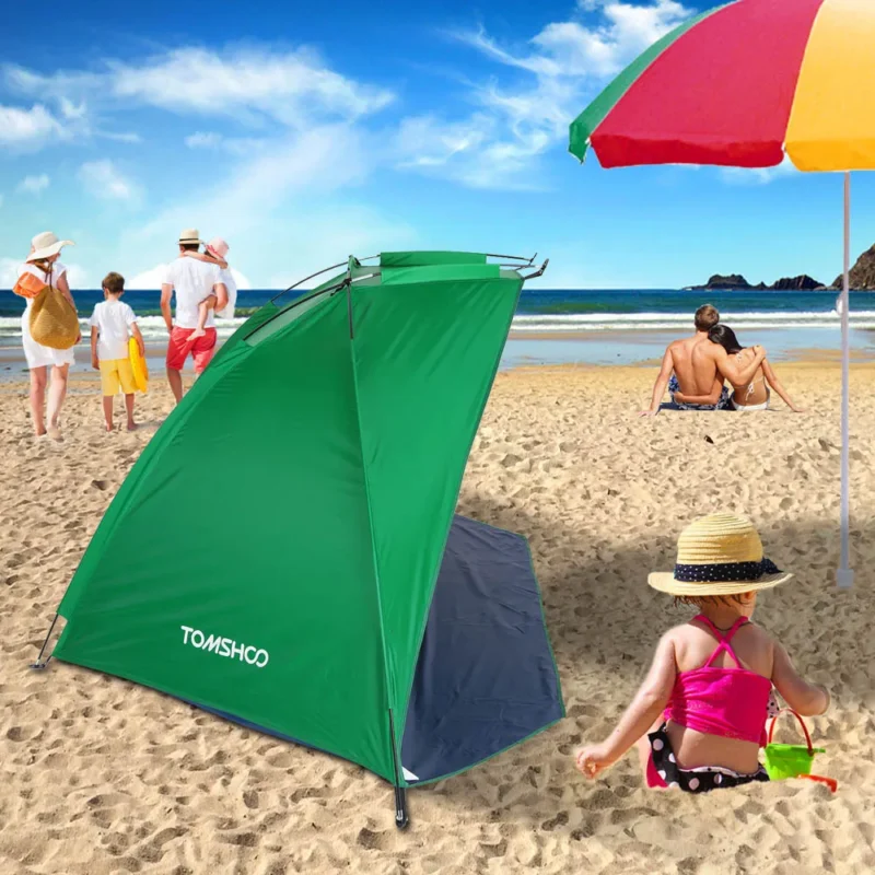 Outdoor Ultraleve Praia Tendas, Abrigos Sombra, Proteção UV, Barraca para Pesca, Picnic Park, Verão Toldo Shelter, 2 Pessoas
