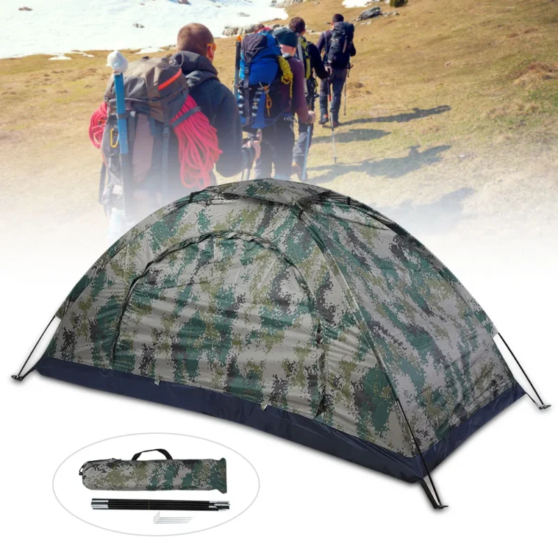Barraca de acampamento ao ar livre para pesca, camping, pesca, caminhadas, camuflagem, windproof