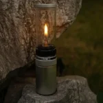 Portátil ao ar livre gás à luz de velas barraca acampamento lâmpada gás à prova vento ajustável lanterna à luz para acessórios acampamento