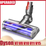 Para dyson v7 v8 v10 v11 v15 aspirador de pó anti entangleme cabeça de limpeza de acionamento direto, motorhead cabeça de limpeza escova ferramenta turbina
