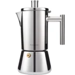 Easyworkz Diego Fogão Máquina de café expresso de aço inoxidável Máquina de café italiana Indução Moka Pot