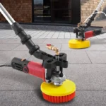 Máquina De Escovação De Concreto Elétrico, Ferramentas Multifuncionais De Limpeza De Piso, Equipamento Portátil De Terrazzo De Telha De Mármore Limpo, 860W