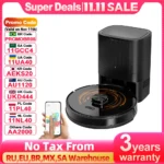 Aspirador de pó robô ABIR K30, estação vazia automática, lidar a laser, sucção 6500PA, mapa multipiso, aparelho seco e molhado para casa inteligente,Voltagem 220V