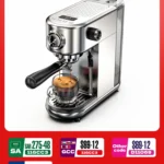 HiBREW 20Bar Máquina de café expresso semiautomática com temperatura ajustável fria/quente super fina cafeteira cappuccino H10B