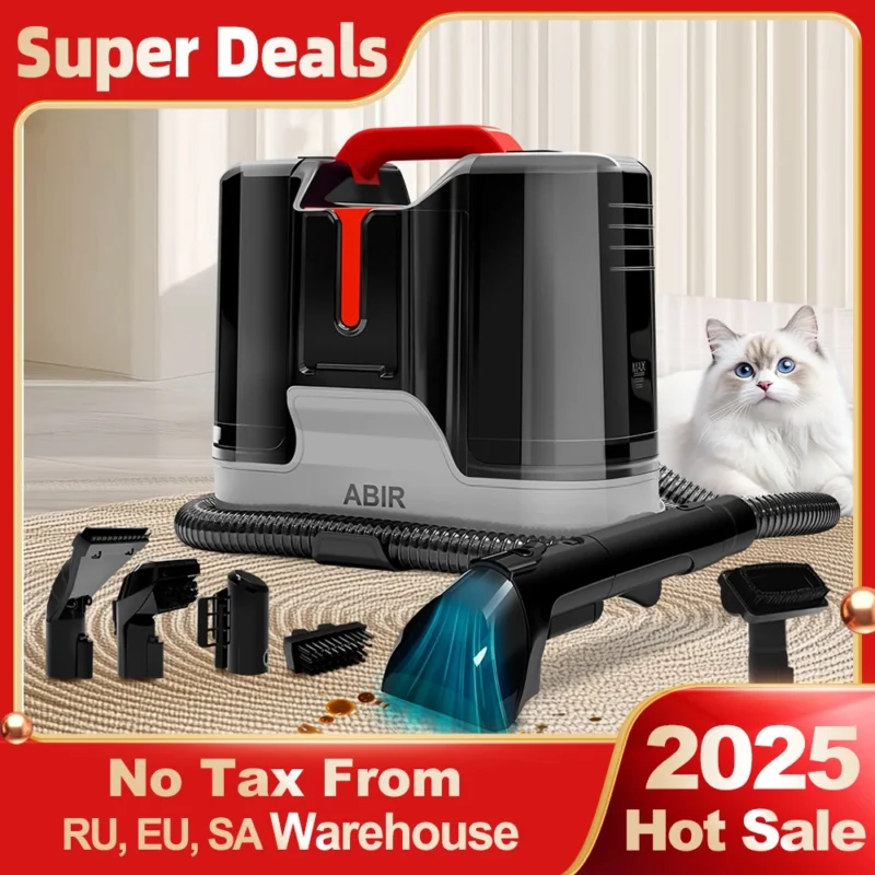 Máquina de lavar carpetes abir g80, sucção 15000pa, eletrodoméstico inteligente para limpeza de sofá-cama, eletrodoméstico inteligente para sofá-cama limpo