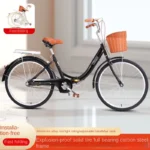 Tulx adulto dobrável bicicleta design leve quadro de aço alto carbono altura do assento freios duplos ajustáveis para segurança mais segura