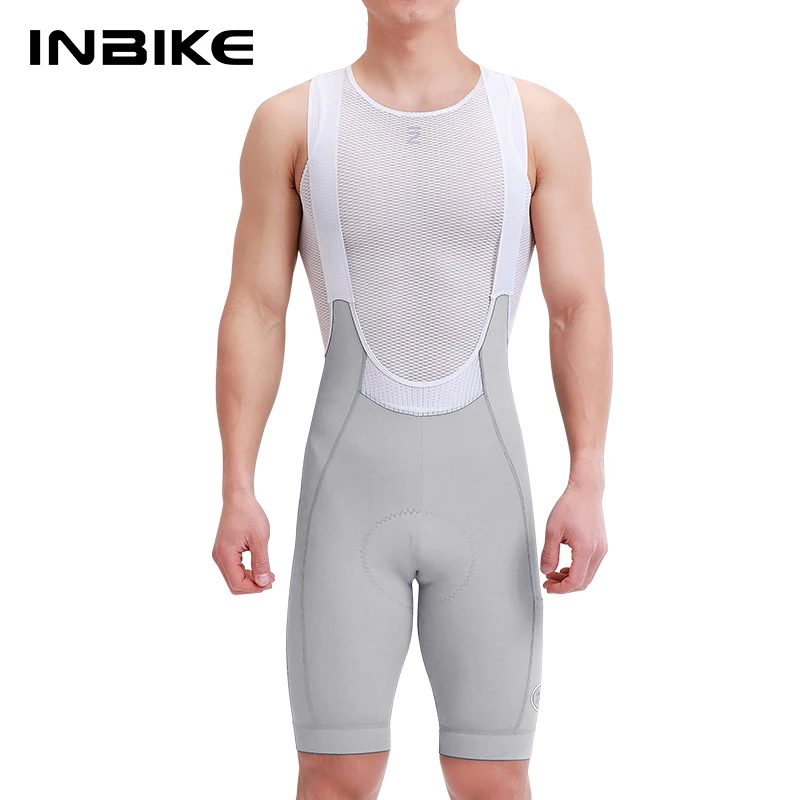Inbike 2025 calções de ciclismo masculinos, cintura alta, respirável, calças babadores de bicicleta, mtb, roupas de ciclismo, homem com bolsos