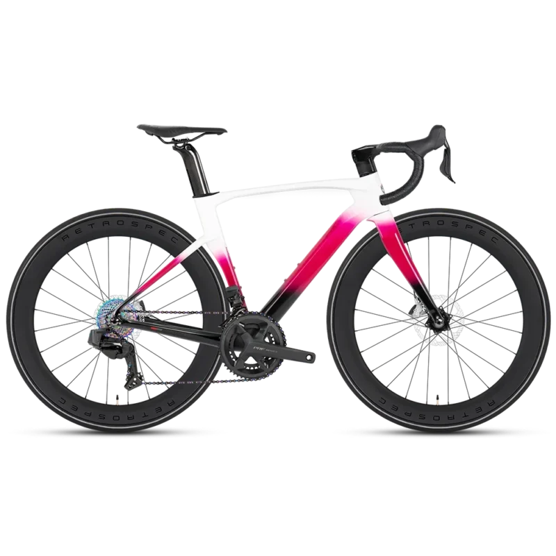 Twitter tornado final eds tx7100 transmissão eletrônica 24 velocidades, cabo interno, bicicleta de estrada de fibra de carbono, freio a disco de óleo hidráulico