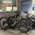 Bicicleta de montanha elétrica de carbono com sistema de acionamento DJI Avinox Suspensão total com display de controle LED integrado Ebike elétrico