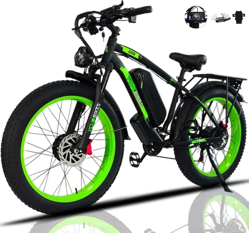 Eua velocidade rápida 3000w bicicleta elétrica duplo motor ebike 35-37 mph freio hidráulico bicicleta da sujeira elétrica 26 polegada pneu gordo mountain biike