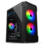 Xeon e5 2666v3 rx580 barato completo gaming pc personalizado conjunto de computador equipamentos desktops pré-construído por atacado construir desktop gamer pc