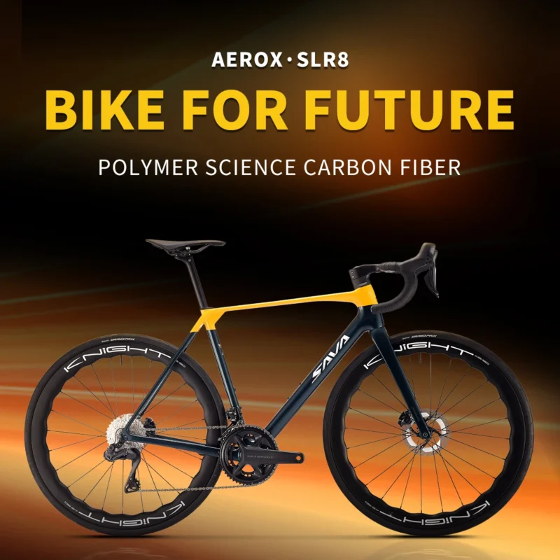 SAVA AEROX SLR8 Full Fibra de Carbono Mudança Eletrônica Bicicleta de Estrada de Corrida Bicicleta de Estrada 7,3kg com Kit SHIMAN0 ULTEGRA 8170 Di2.