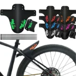 1 pc mountain bike colorido pára-choques dianteiro/traseiro paralama saver lama guarda asas acessórios de ciclismo peças protetoras da bicicleta estrada