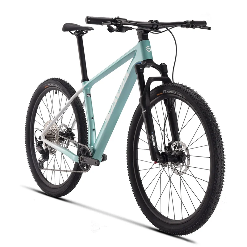 SAVA Bicicleta de montanha masculina de fibra de carbono, quadro de bicicleta MTB adulto de 12 velocidades, componentes Shimano M6100 de 27,5/29 polegadas